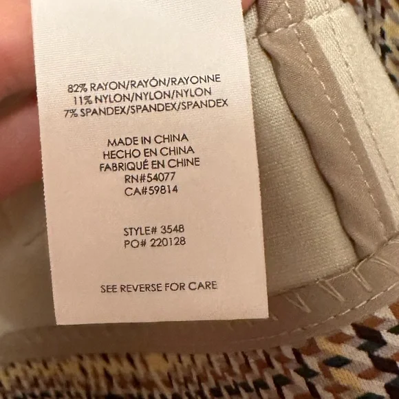 🚺 Cabi tan plaid blazer - Picture 10 of 13